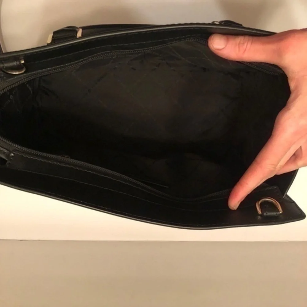 Michael kors black saffiano leather Selma bag